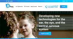 Desktop Screenshot of bionicsinstitute.org